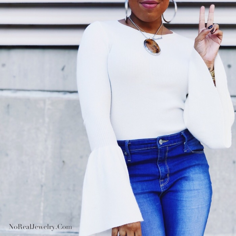 Bell Sleeved F21 Sweater